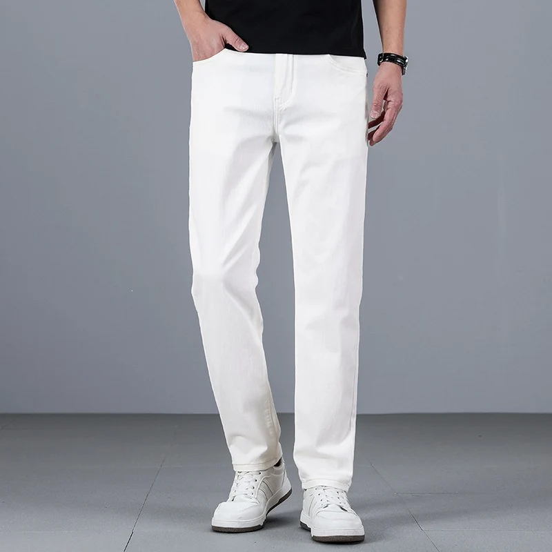 Herren Klassische Baumwolljeans Drune