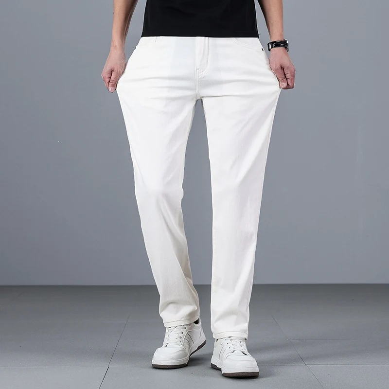 Herren Klassische Baumwolljeans Drune