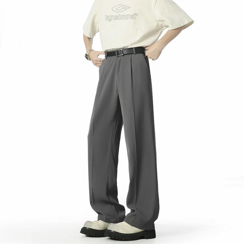 Herren Elegante und lässige Weit geschnittene Hose Drune