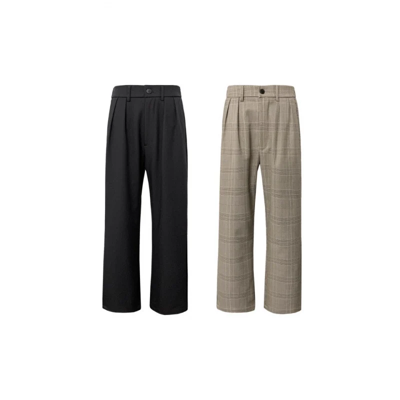 Herren Elegante und lässige Karohose Drune
