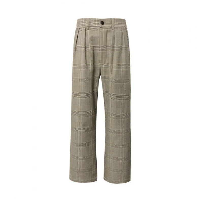 Herren Elegante und lässige Karohose Drune