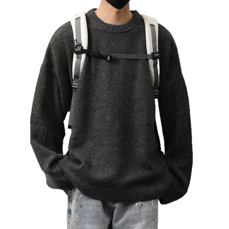 Herren Lockerer Strickpullover Drune