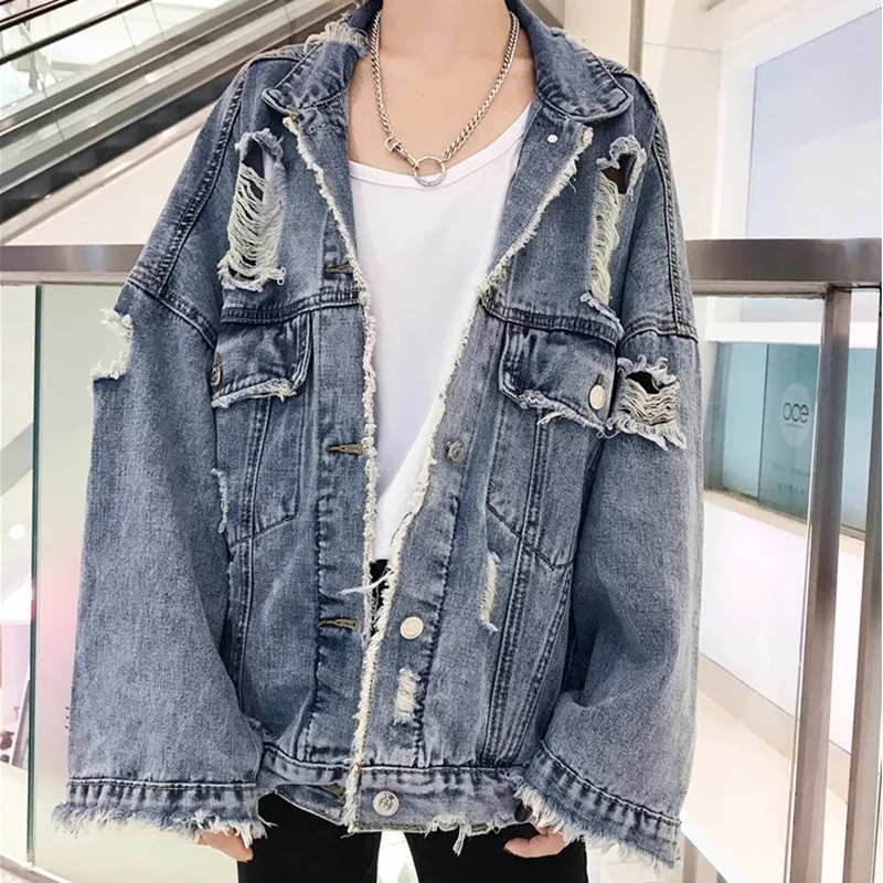 Damen Oversized Jeansjacke Drune