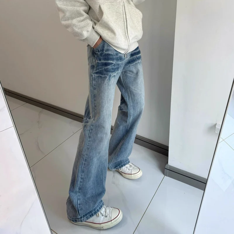 Damen Modische Weitgeschnittene Jeans Drune