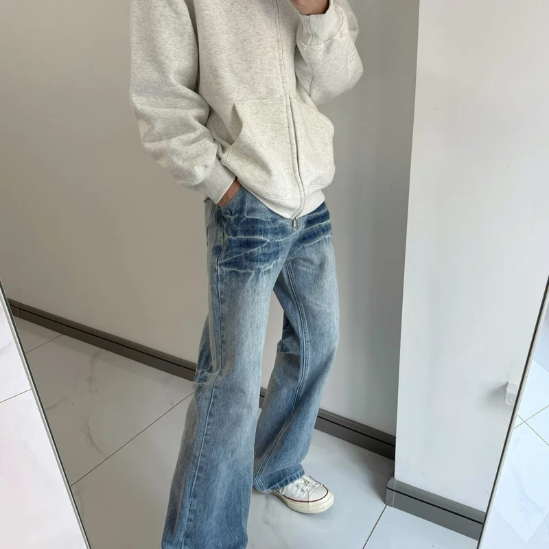 Damen Modische Weitgeschnittene Jeans Drune