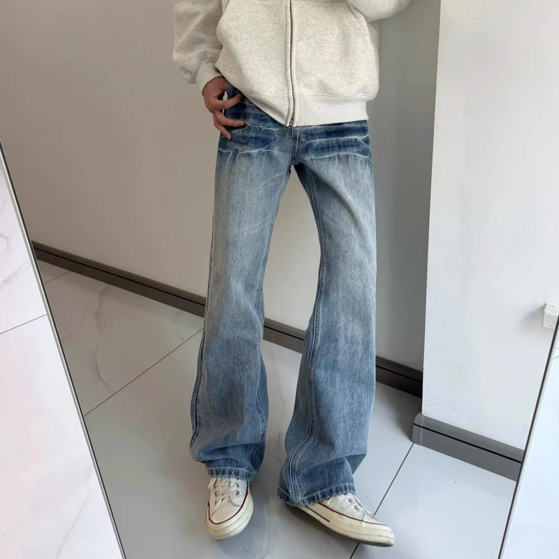 Damen Modische Weitgeschnittene Jeans Drune