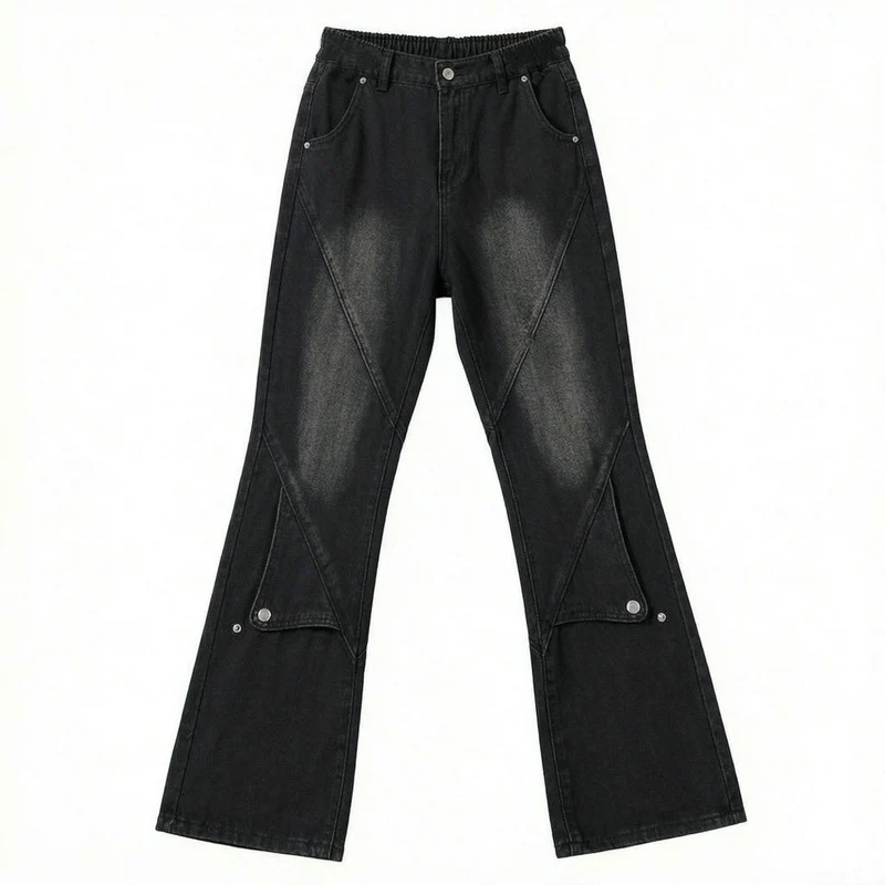Damen Modische Relaxed-Fit Jeans Drune