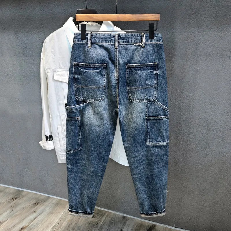 Damen Modische Denim Hose Drune