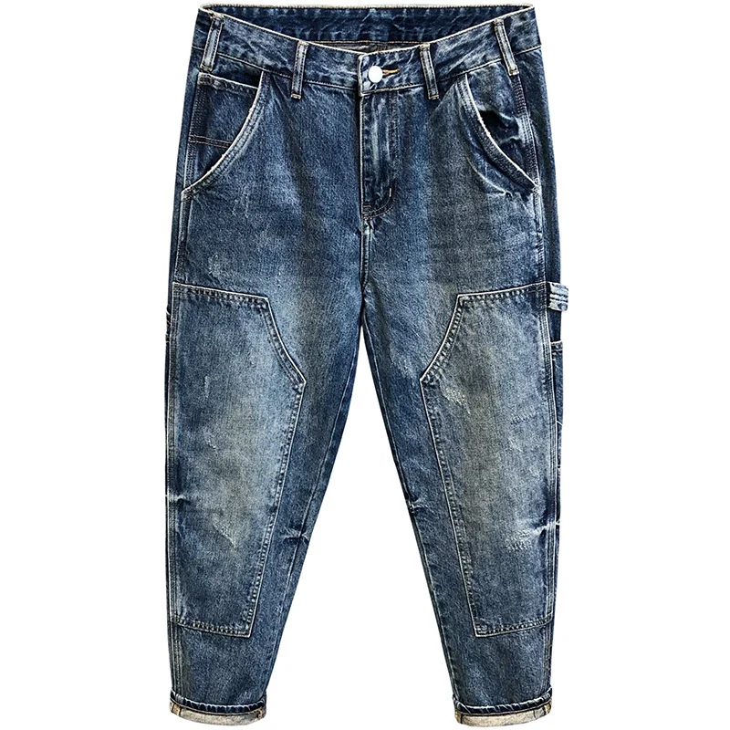 Damen Modische Denim Hose Drune