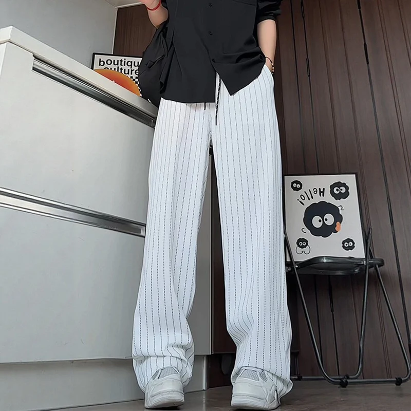 Damen Hochtaillierte Streifenhose Drune
