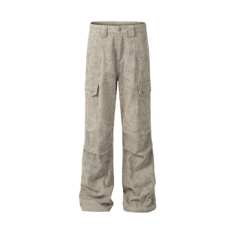 Damen Cargo-Hose mit weiten Beinen und praktischen Taschen Drune
