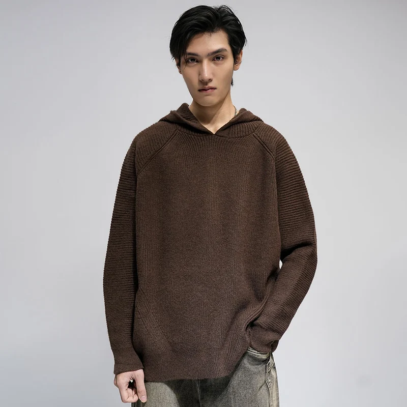 Herren Modischer Oversized Hoodie mit strukturiertem Design Drune