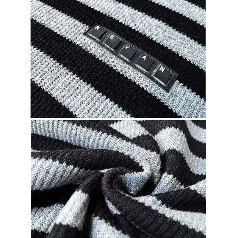 Herren Modischer Hoodie mit Streifenmuster Drune