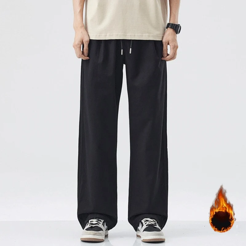 Herren Bequeme Weitgeschnittene Relaxed Fit Freizeithose Drune