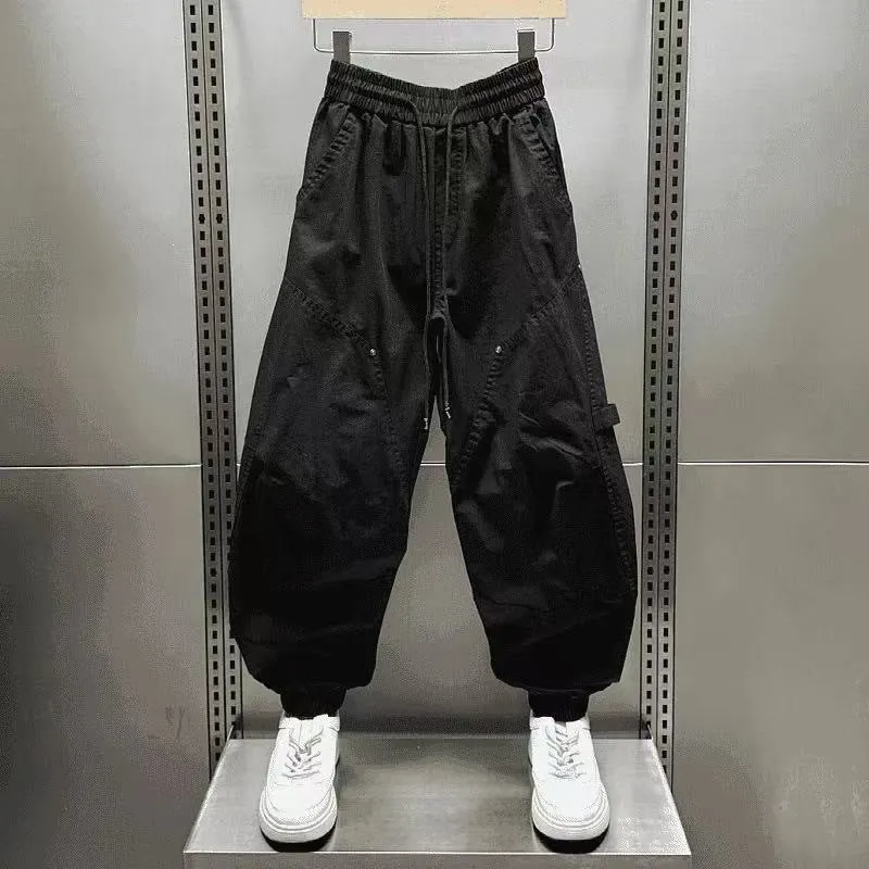 Herren Bequeme Utility Cargo-Hose Drune