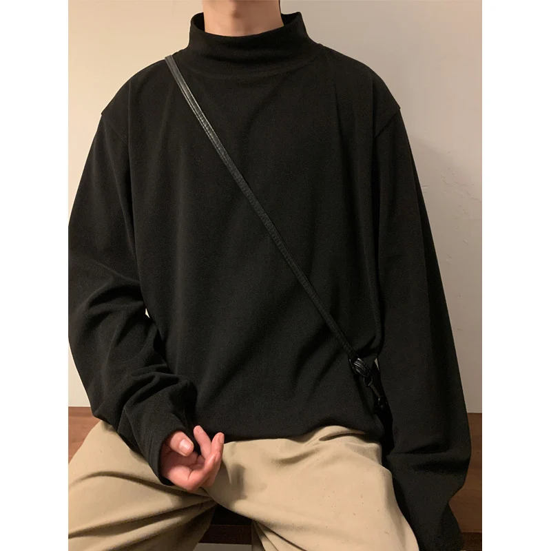 Herren Lässiger Rollkragen Pullover Drune