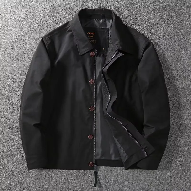 Herren Übergangsjacke mit Druckknöpfen Drune