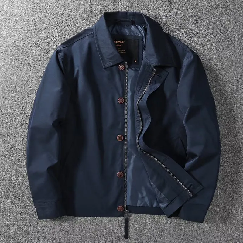 Herren Übergangsjacke mit Druckknöpfen Drune