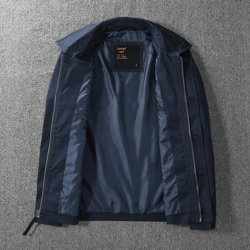 Herren Übergangsjacke mit Druckknöpfen Drune