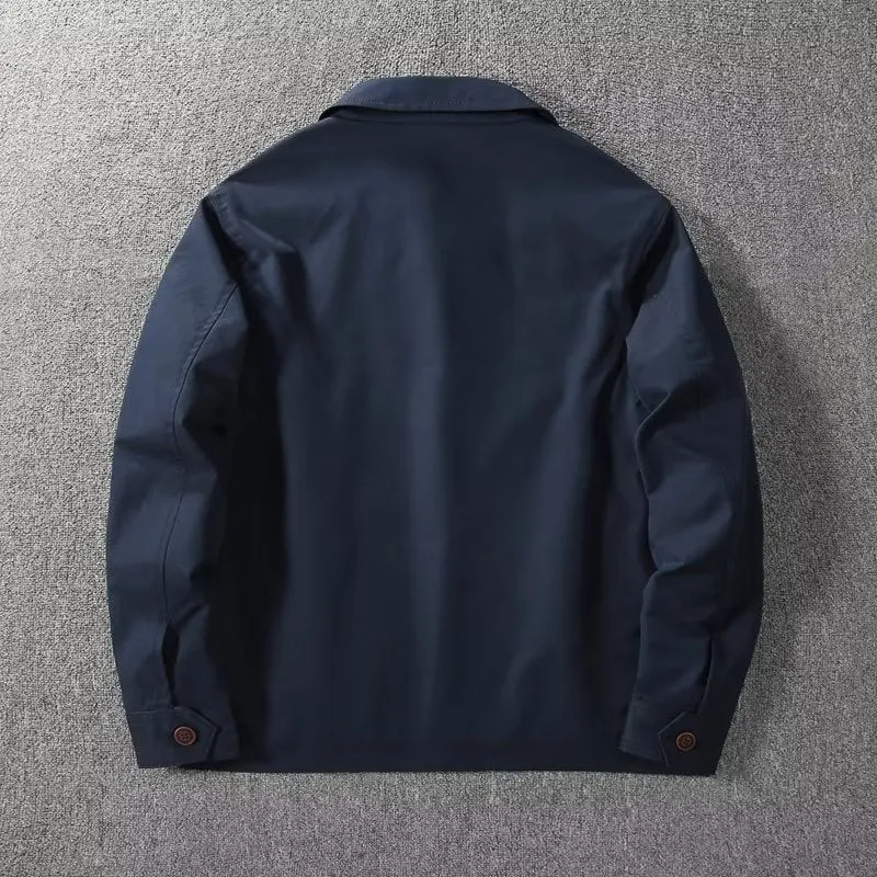 Herren Übergangsjacke mit Druckknöpfen Drune