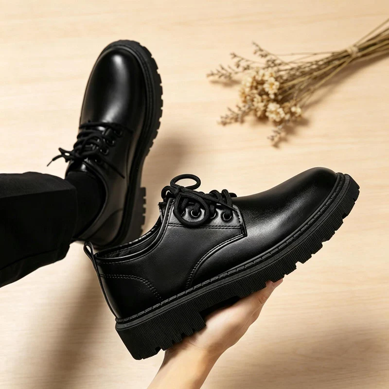 Herren Modische und strapazierfähige Schnürschuhe Drune