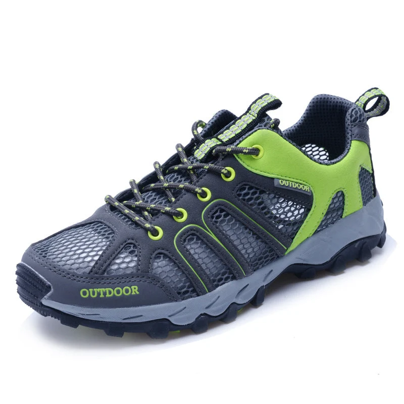 Damen Atmungsaktive Outdoor-Sneakers mit rutschfester Sohle und elastischem Mesh Drune
