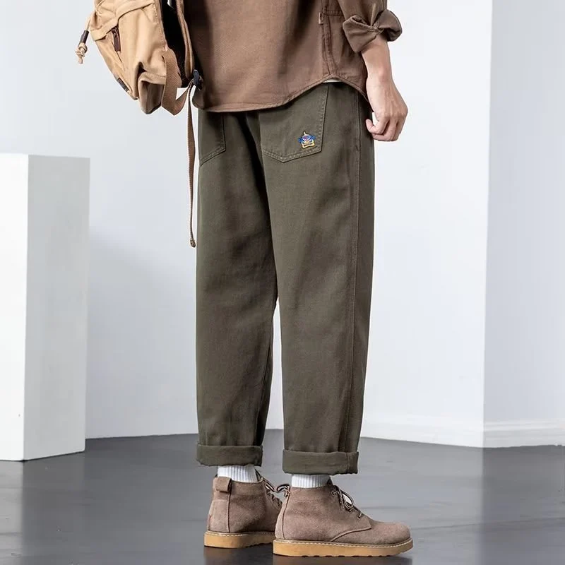 Herren Lockere Chino-Hose Drune