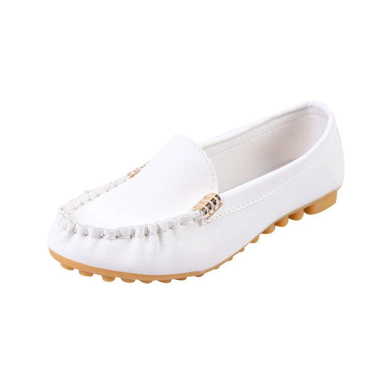 Damen Mokassin-Pantoletten mit schickem Metallic-Detail und weichem Obermaterial Drune