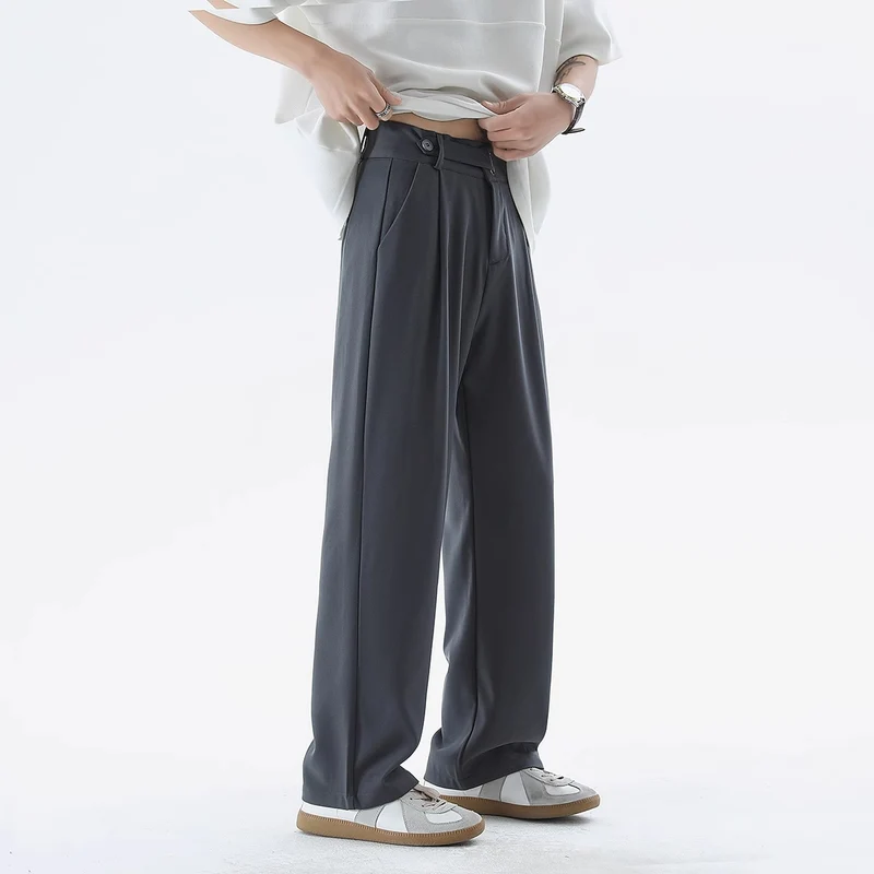 Herren Elegante und lässige High-Waist Hose Drune