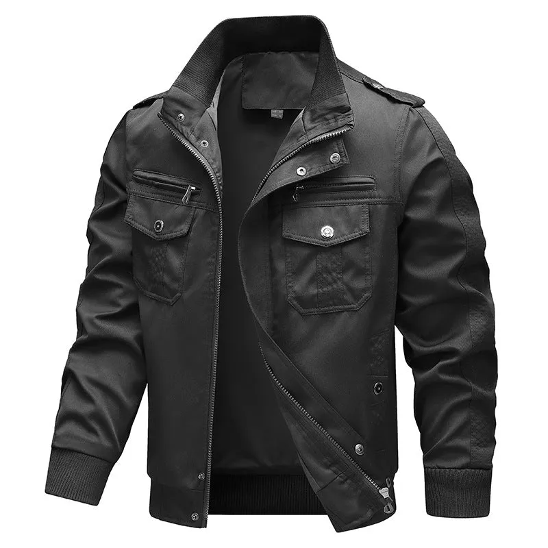 Herren Stylische Utility-Jacke mit praktischen Taschen