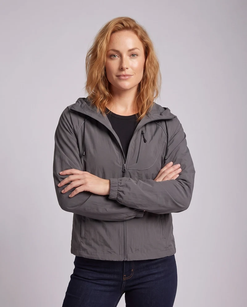 Damen leichte Funktionsjacke mit reflektierenden Elementen Drune