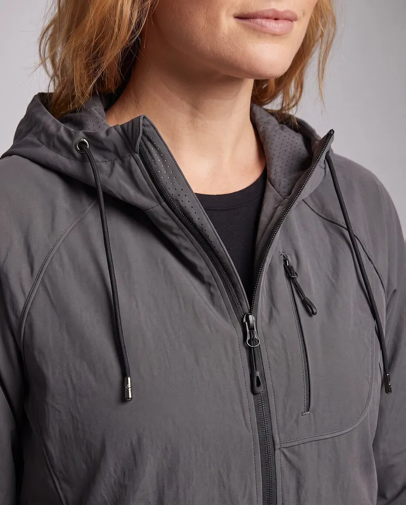 Damen leichte Funktionsjacke mit reflektierenden Elementen Drune