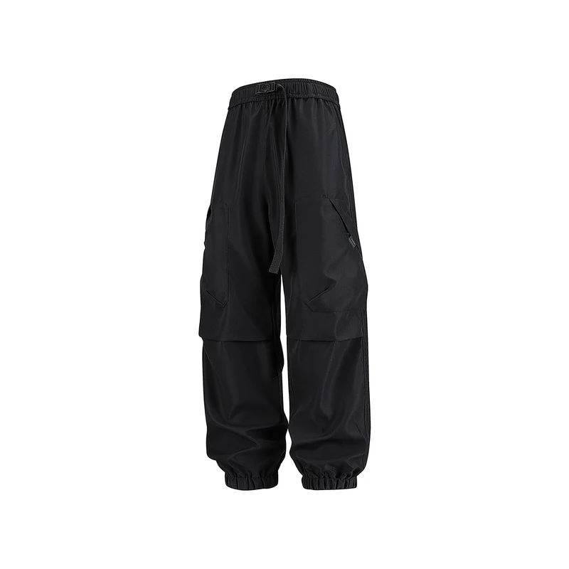 Herren Utility-Jogger-Cargohose mit elastischem Tunnelzugbund, großen Klappentaschen und gerippten Bündchen Drune