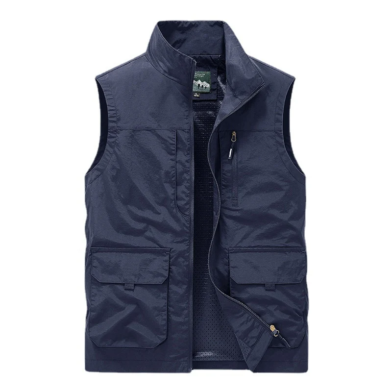 Herren leichte Utility-Weste mit Meshfutter und Multifachtaschen Drune