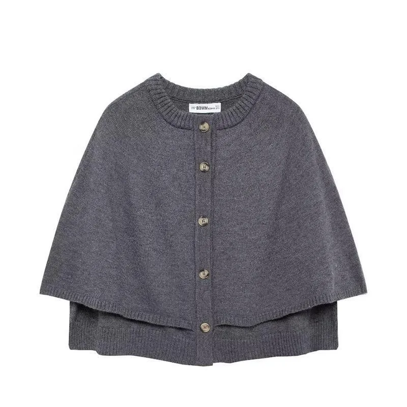 Damen modischer Umhangpullover Drune