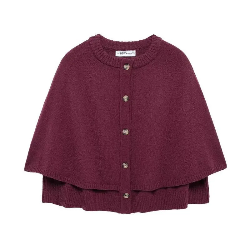 Damen modischer Umhangpullover Drune