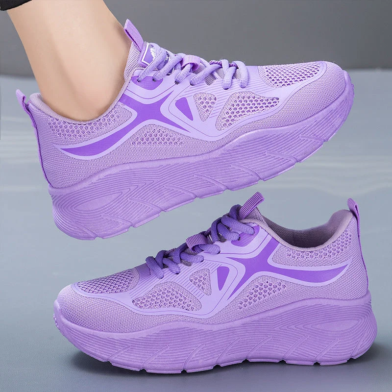 Damen Sportliche Leichtgewicht Laufschuhe mit atmungsaktivem Mesh Drune