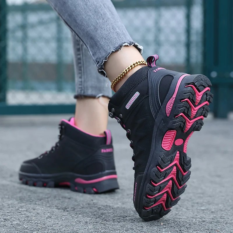 Damen Multifunktionale Wanderschuhe mit grober Profilsohle und wasserabweisendem Obermaterial Drune