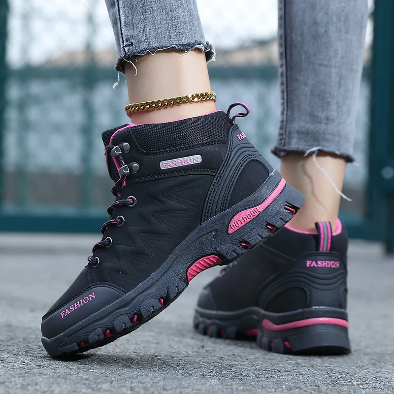 Damen Multifunktionale Wanderschuhe mit grober Profilsohle und wasserabweisendem Obermaterial Drune