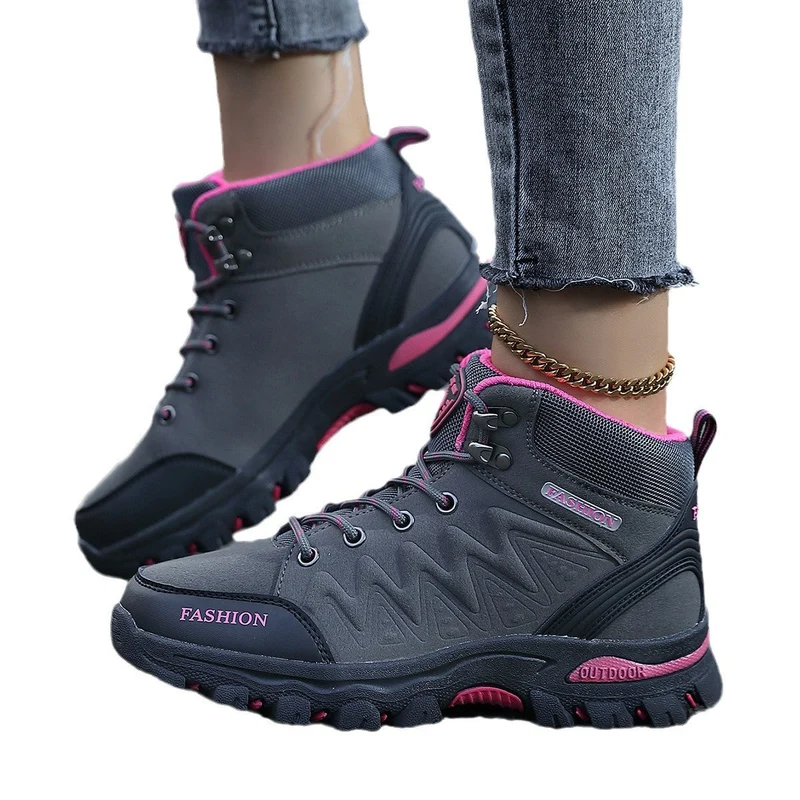 Damen Multifunktionale Wanderschuhe mit grober Profilsohle und wasserabweisendem Obermaterial Drune