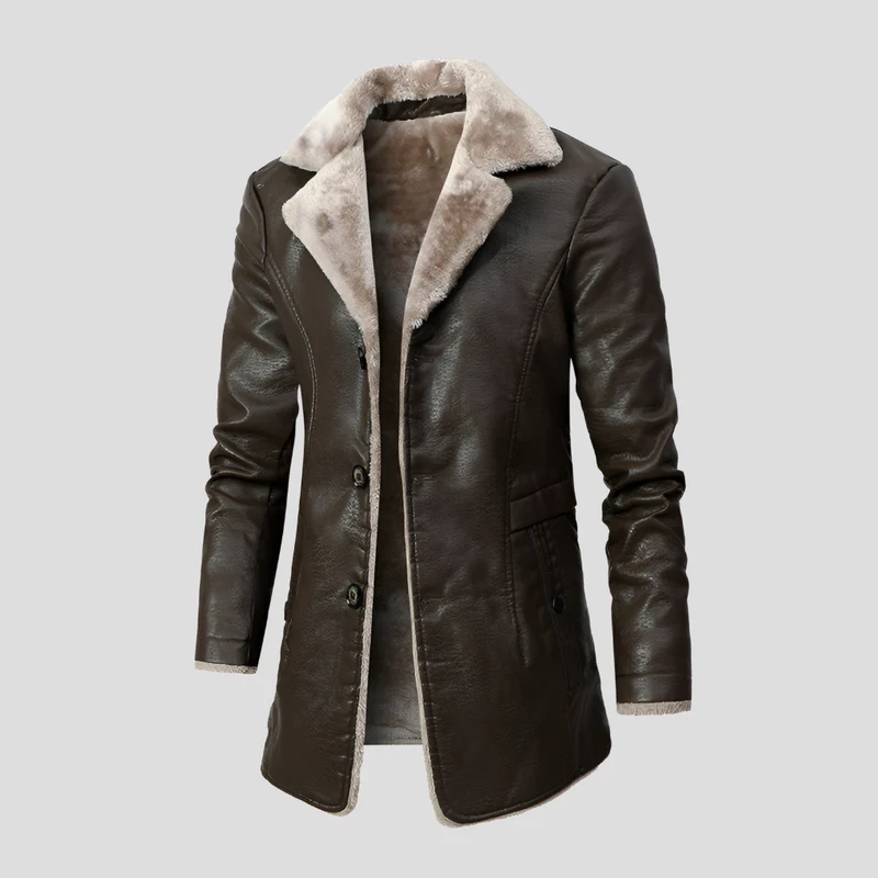 Drune | Herrenjacke Aus Gefüttertem Schafsleder