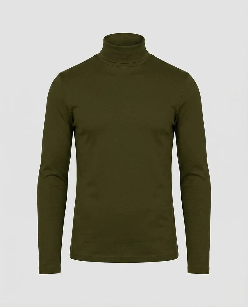 Hochwertiger Rollkragenpullover Herren