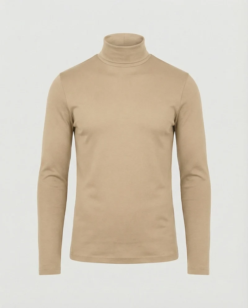 Hochwertiger Rollkragenpullover Herren