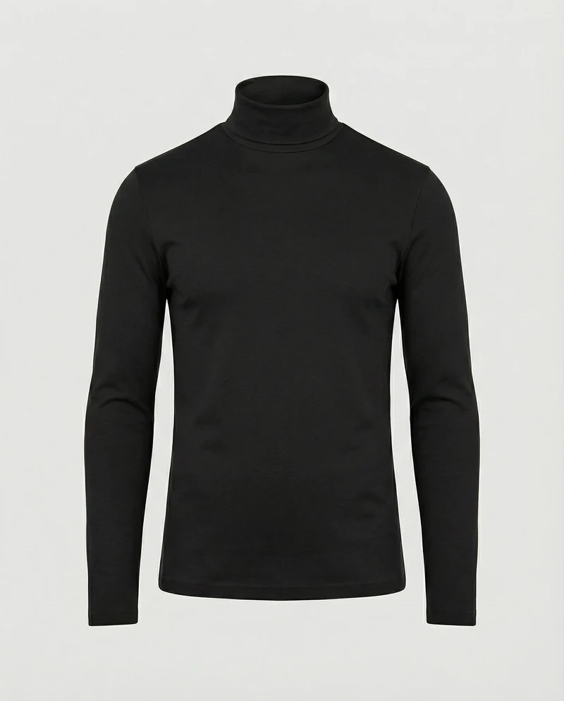 Hochwertiger Rollkragenpullover Herren