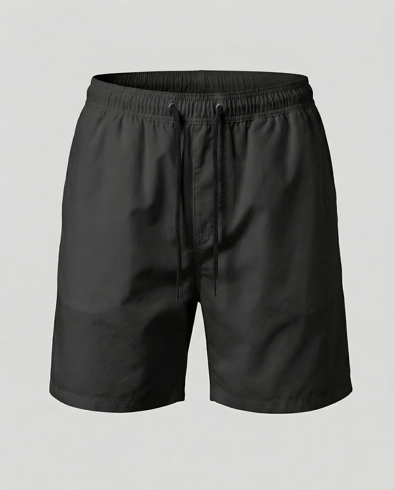 Herren Badeshorts Leicht Elastikbund Kordelzug