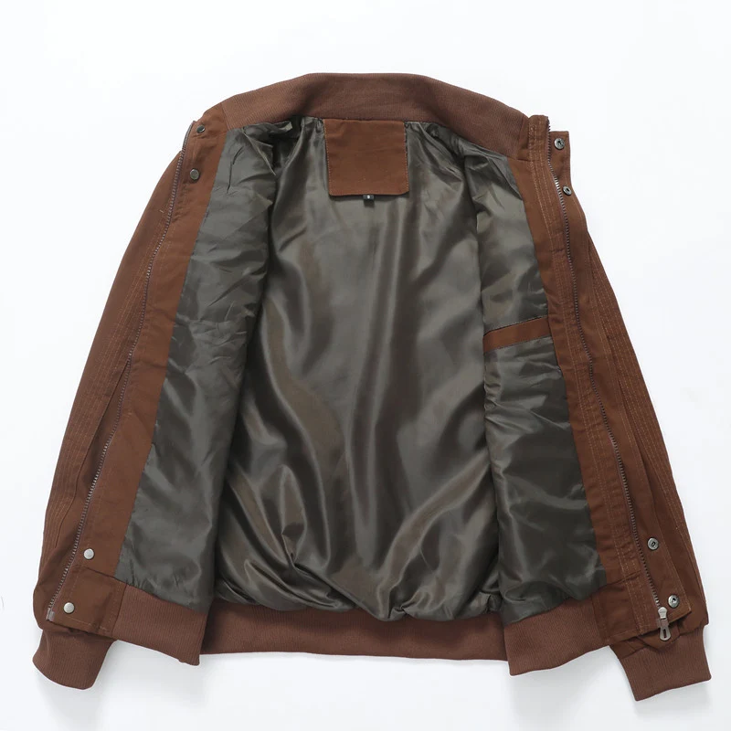 Herren Utility-Fieldjacke mit Stehkragen und Mehrfachtaschen Drune