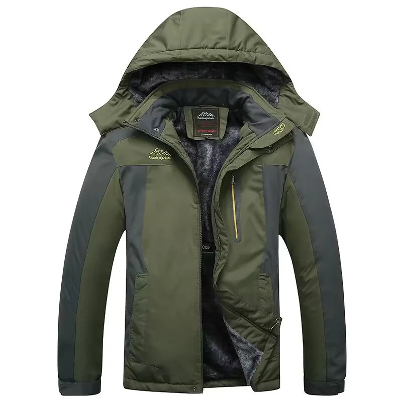 Herren Thermoisolierte Outdoor-Funktionsjacke mit Teddyfleece-Innenfutter Drune