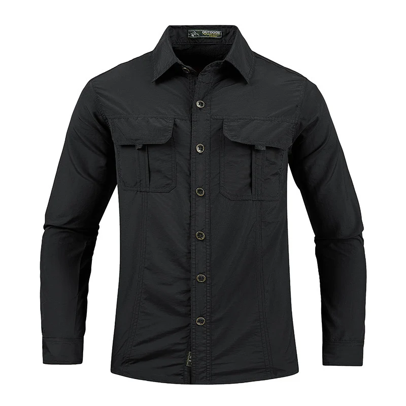 Herren Outdoor-Funktionshemd mit praktischen Taschen