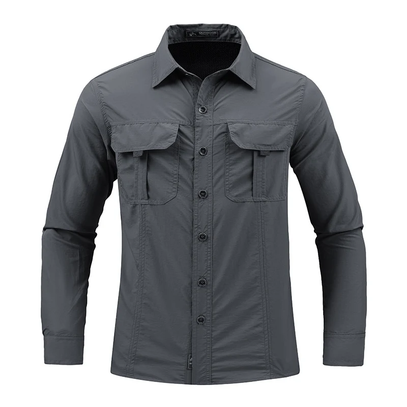 Herren Outdoor-Funktionshemd mit praktischen Taschen