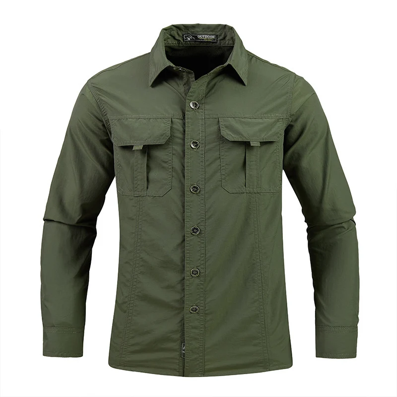 Herren Outdoor-Funktionshemd mit praktischen Taschen